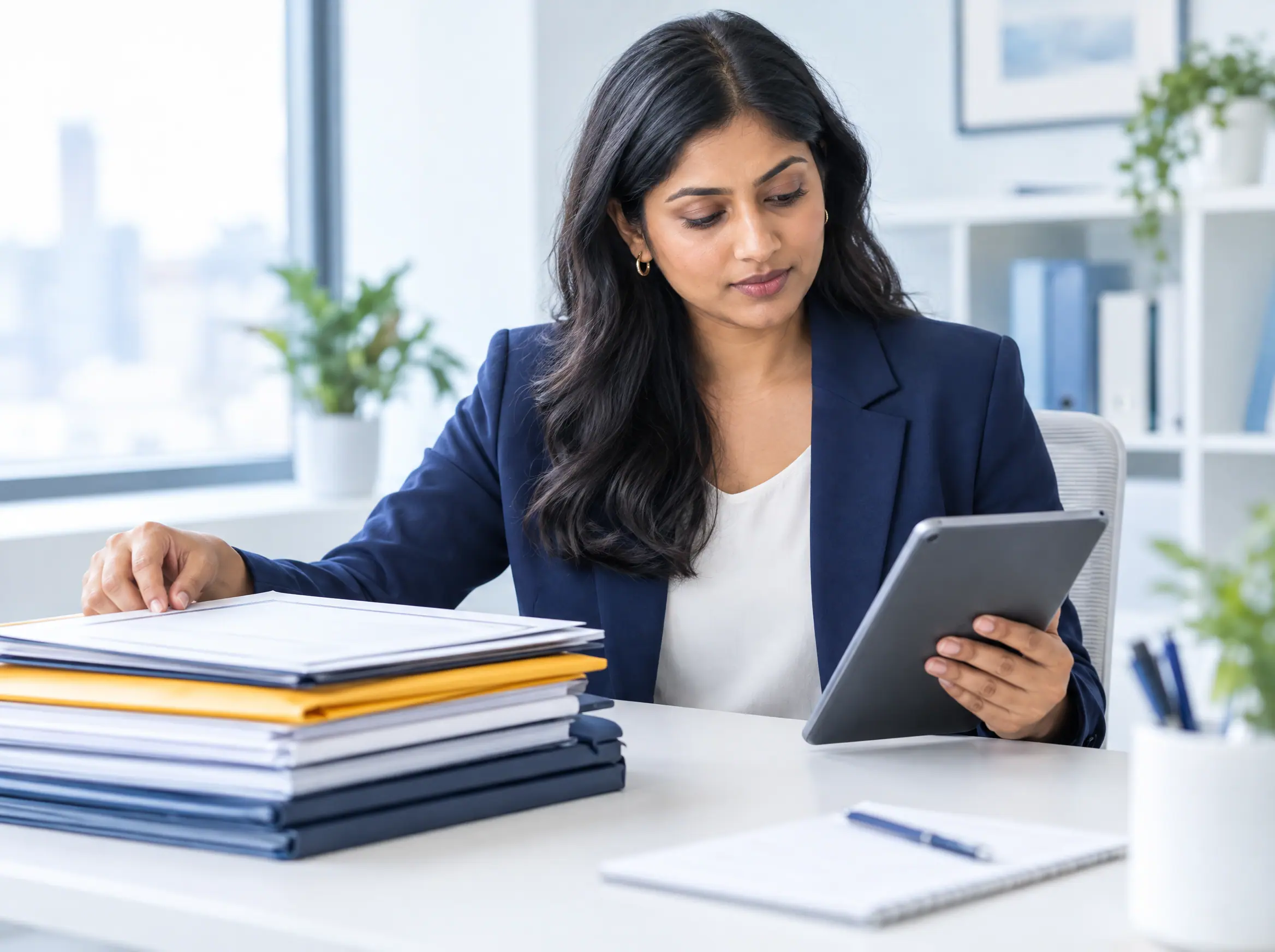 A Billmax MD credentialing specialist organising provider licences and enrollment files